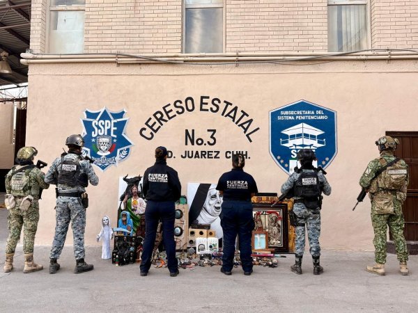 Hallan 139 objetos prohibidos en revisión al CERESO 3 de Ciudad Juárez