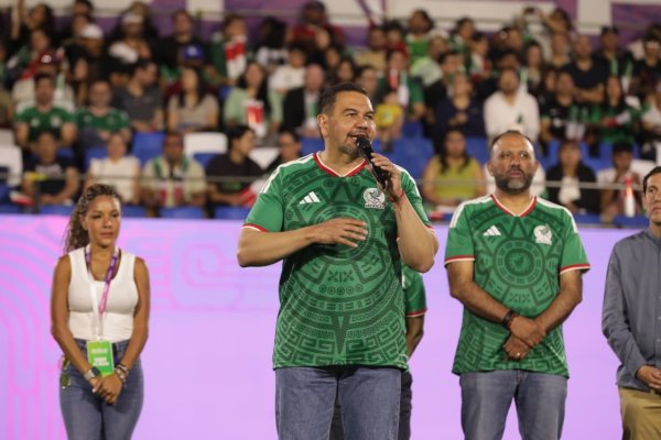 Inaugura Cruz Pérez Cuéllar el torneo internacional Xokerball Americup 2026