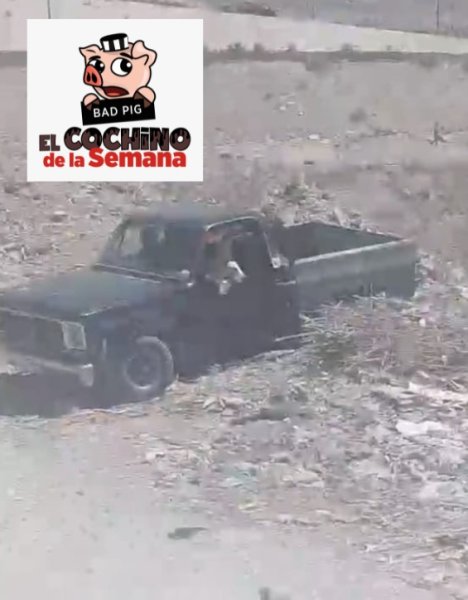 Exhiben a siete “cochinos” por tirar basura y escombro en calles y arroyos de Juárez