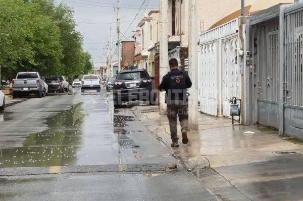 Policías Estatales acordonaron algunas cuadras del Fraccionamiento Jardines Residencial