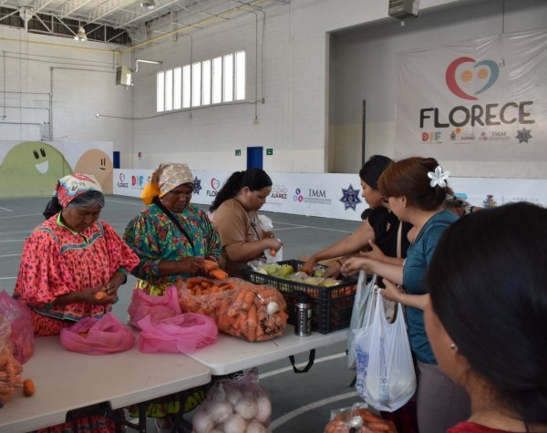 Entrega IMM más de mil 500 despensas a mujeres y familias