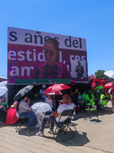 Destaca Claudia Sheinbaum aumento salarial y crecimiento del turismo